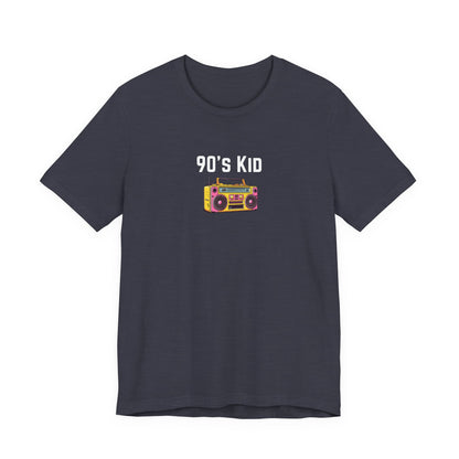 Retro Boombox Tee — 90s Kid Graphic T-Shirt