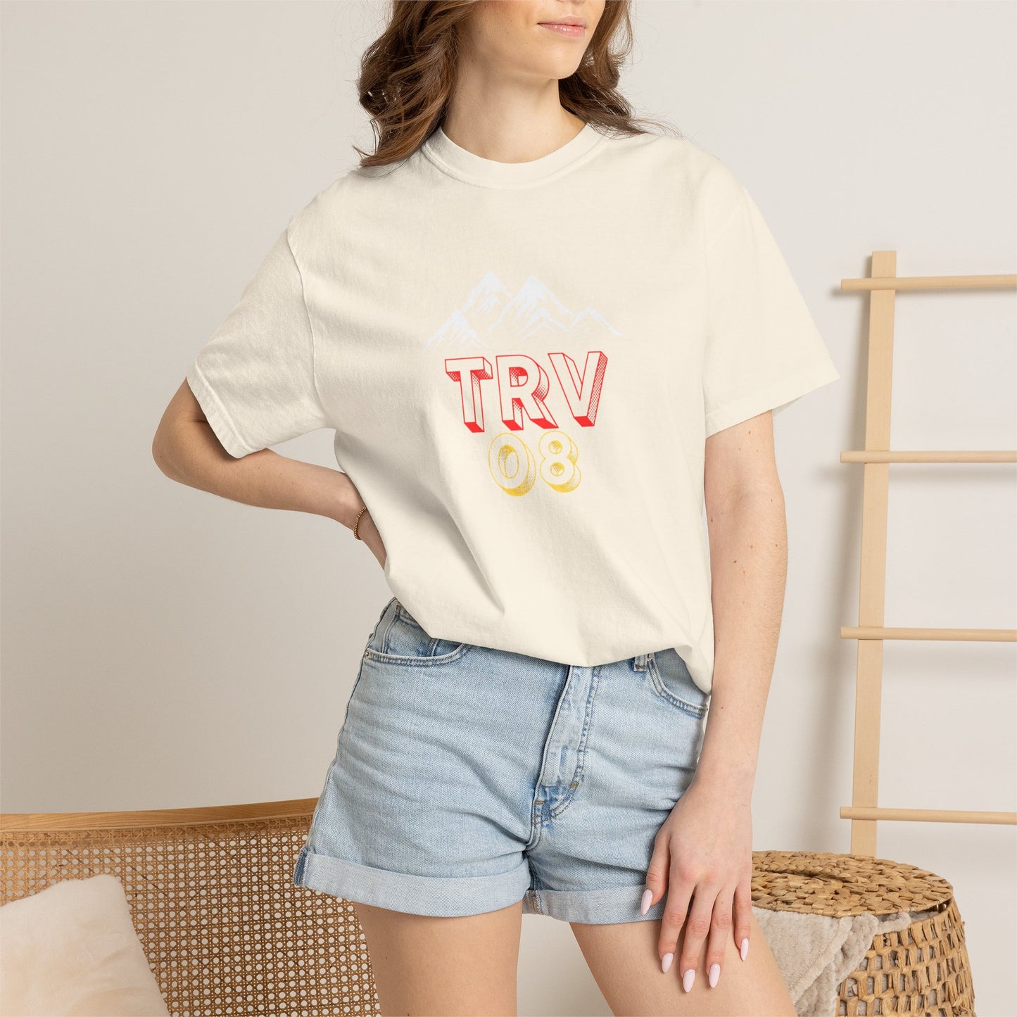 TRV08 Logo Tee | Unisex Garment-Dyed T-Shirt