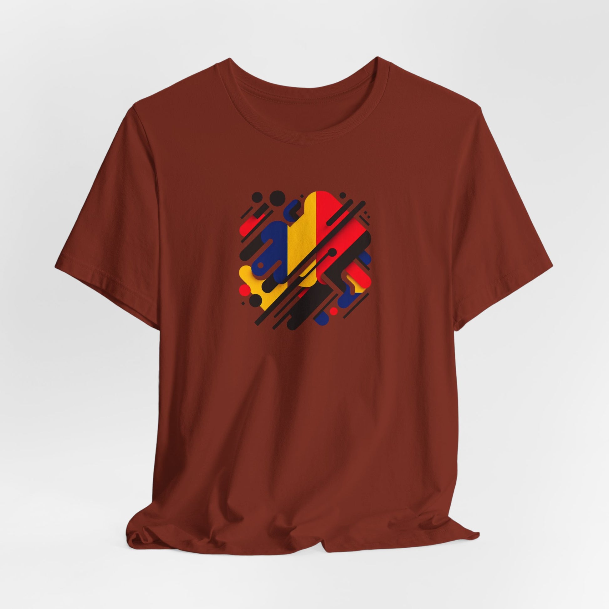 Artistic Heart Unisex Jersey Tee - Vibrant Graphic Tee, Casual Wear, Gift for Art Lovers, Birthday Surprise, Everyday Comfort - TRV