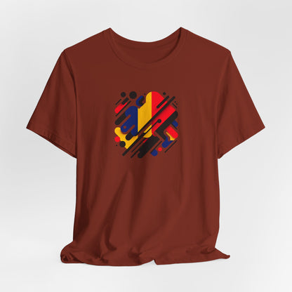 Artistic Heart Unisex Jersey Tee - Vibrant Graphic Tee, Casual Wear, Gift for Art Lovers, Birthday Surprise, Everyday Comfort - TRV