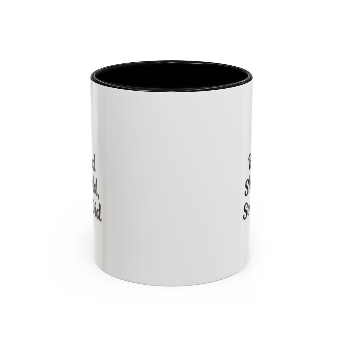 Motivational coffee mug with the quote "She Believed She Could, So She Did" on a ceramic printify mug featuring black text.