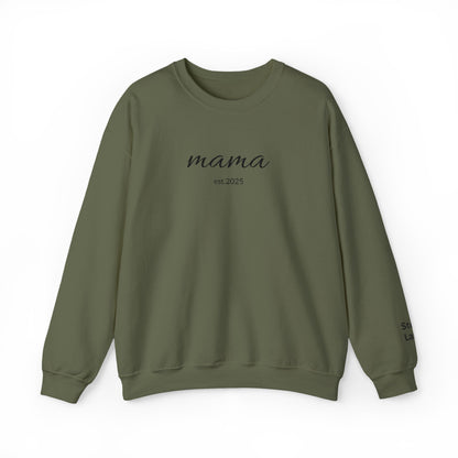mama sweatshirt | simple script mom pullover - TRV