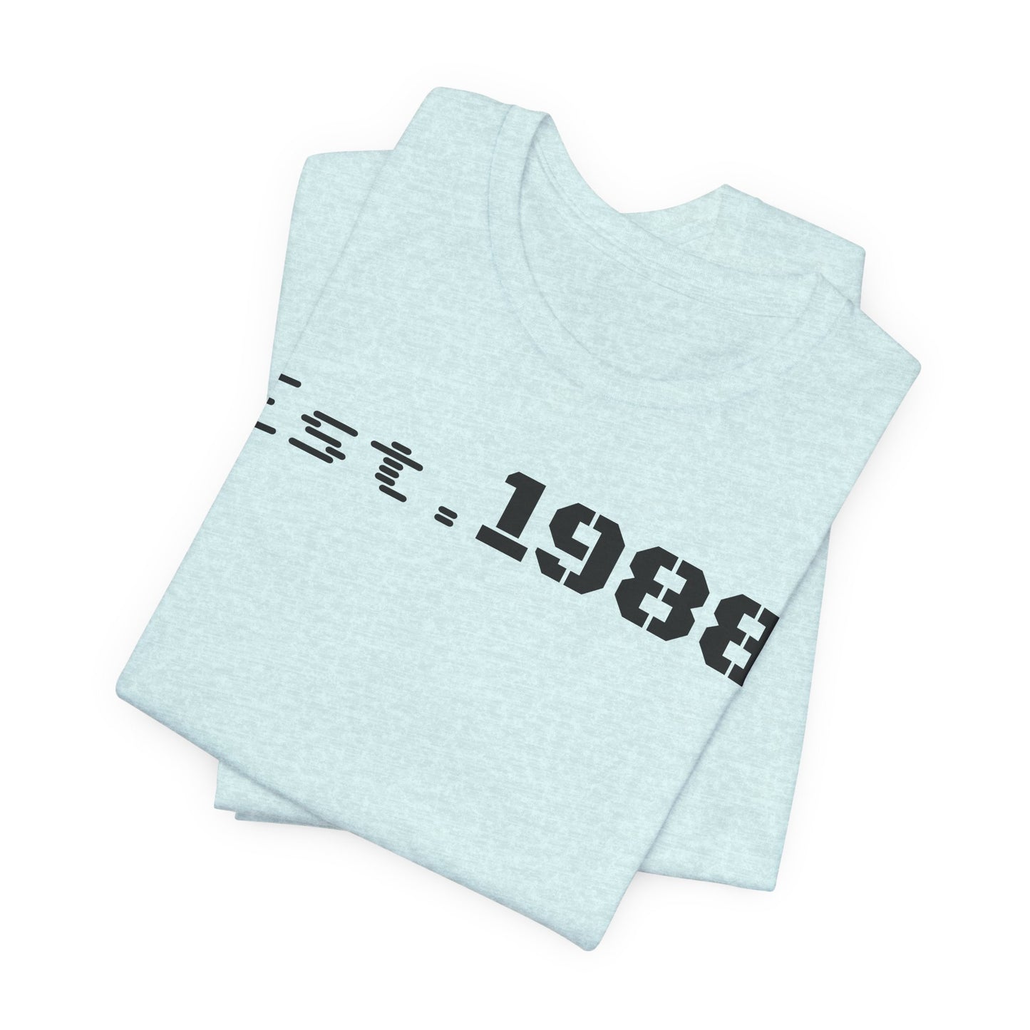Est. 1988 Unisex Jersey Tee, Vintage Birthday Shirt, Casual Everyday Wear, Gift for Him or Her, Anniversary Celebration Tee