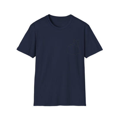 Trendy Unisex Softstyle T-Shirt with Love Hand Gesture Design