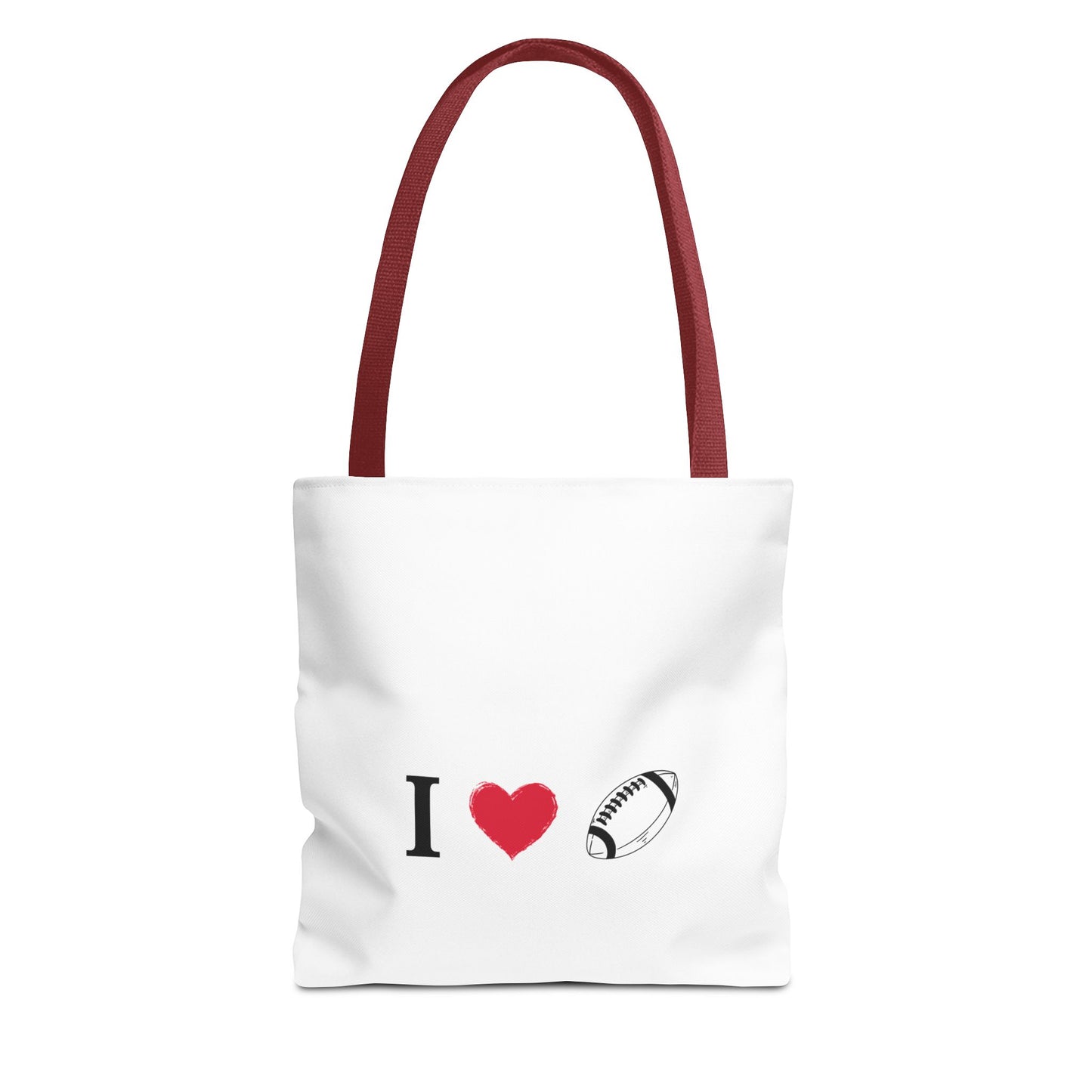 Football Lover's Tote Bag - Perfect for Game Day, Sports Events, Gifts for Fans, Eco-Friendly Carryall, Personal Use, Travel Bag - TRV