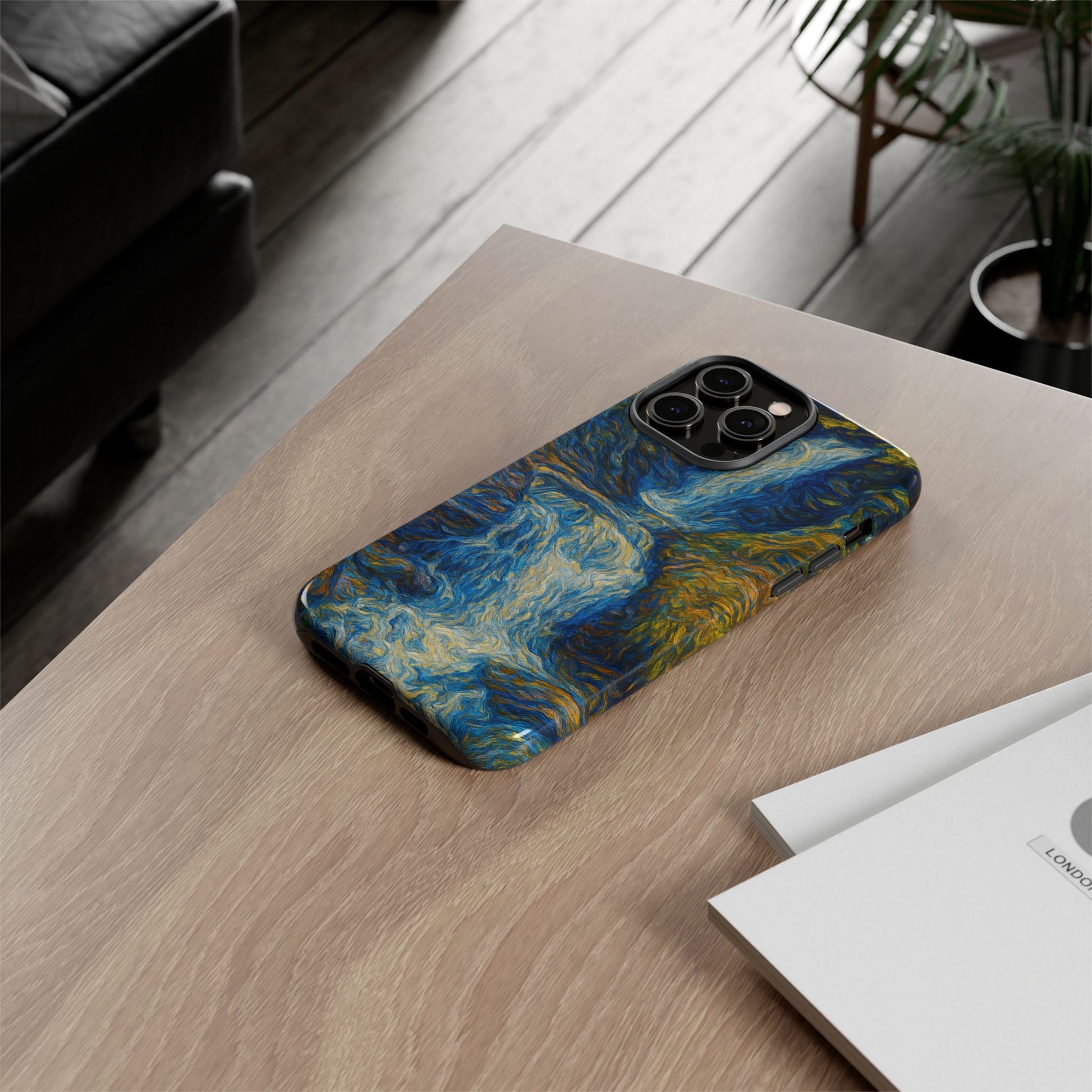 Artistic Phone Case - Waterfall Design, Unique Gift, Phone Accessory, Nature Lover, Original Artwork - TRV