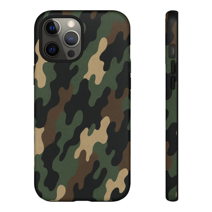 Camouflage Phone Case, Tough Cases, Military Style, Unique Phone Accessories, Gift for Him, Durable Phone Cover - TRV