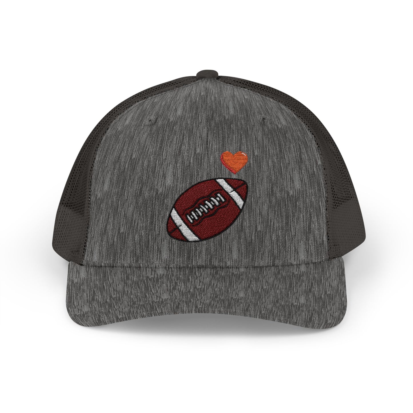 Football Love Snapback Trucker Cap, Sports Hat, Gift for Sports Fans, Casual Wear, Outdoor Activities - TRV