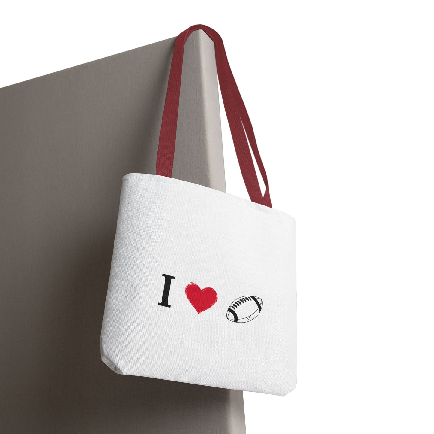 Football Lover's Tote Bag - Perfect for Game Day, Sports Events, Gifts for Fans, Eco-Friendly Carryall, Personal Use, Travel Bag - TRV