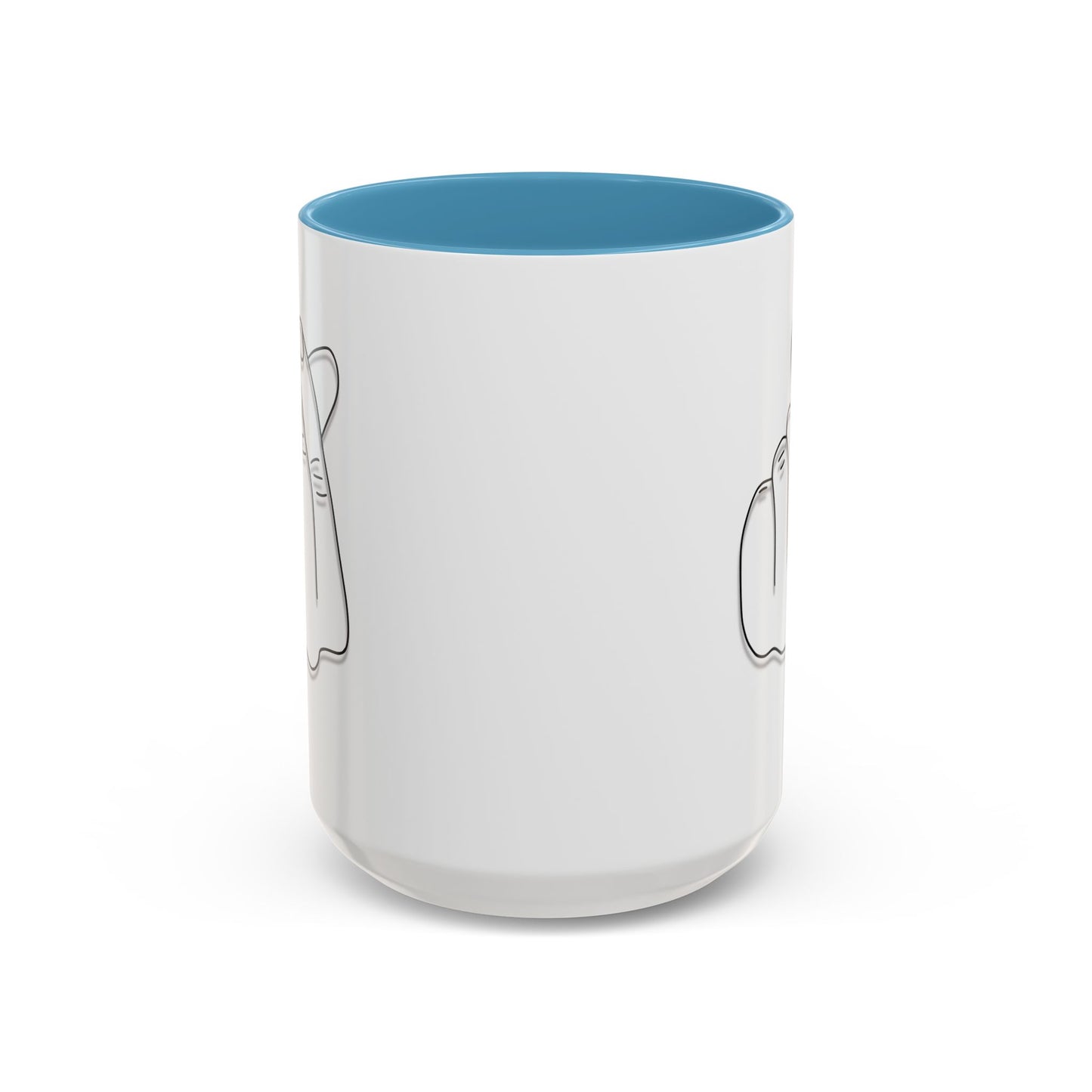 K-Pop Accent Mug - Love Gesture Design (11oz, 15oz), Korean Pop Coffee Cup, K-Pop Lover Gift, Cute Drinkware, Unique Mug