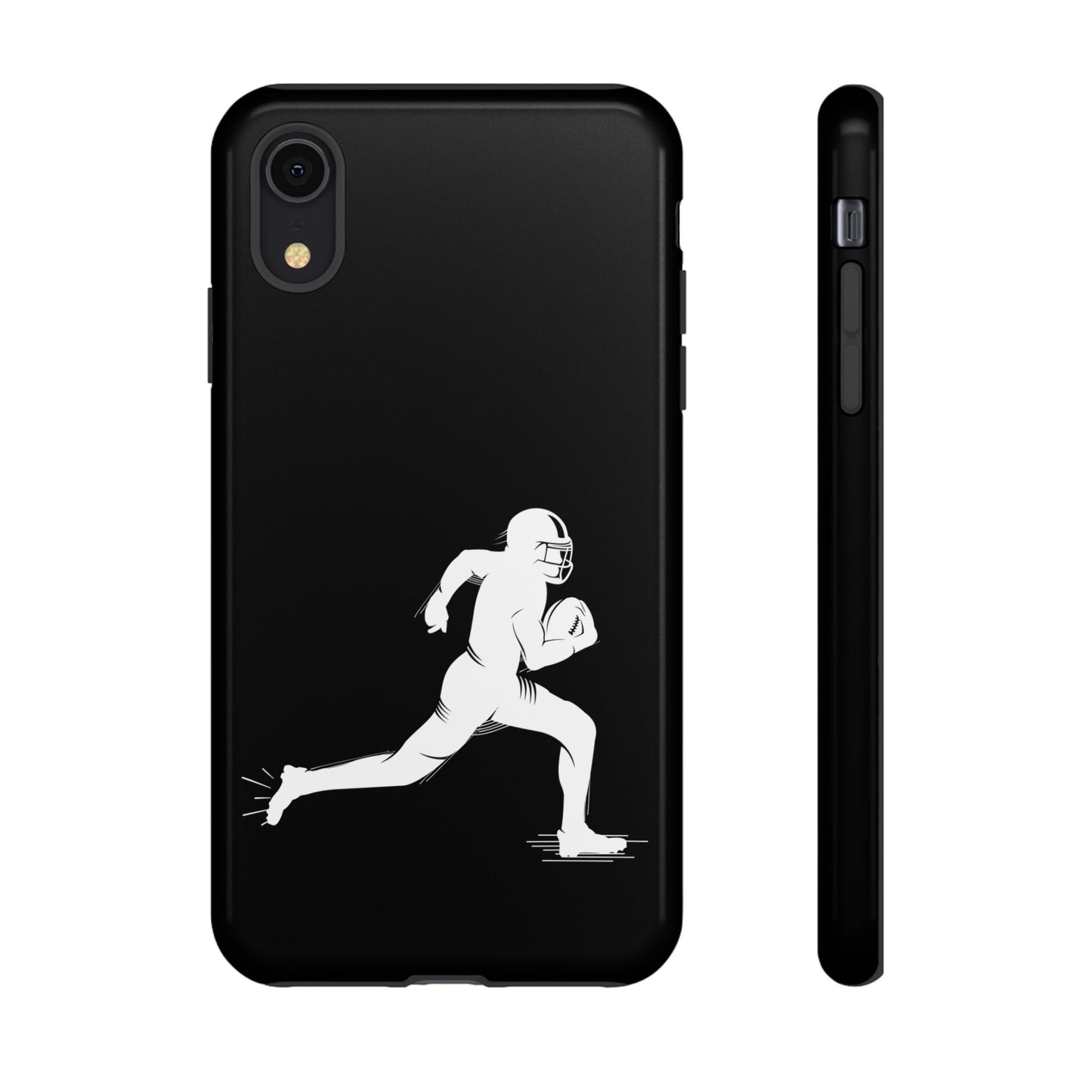 Football Player Phone Case, Tough Cases, Sports Phone Cover, Gift for Athletes, iPhone & Samsung Accessories, Running Player Design - TRV