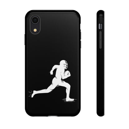 Football Player Phone Case, Tough Cases, Sports Phone Cover, Gift for Athletes, iPhone & Samsung Accessories, Running Player Design - TRV