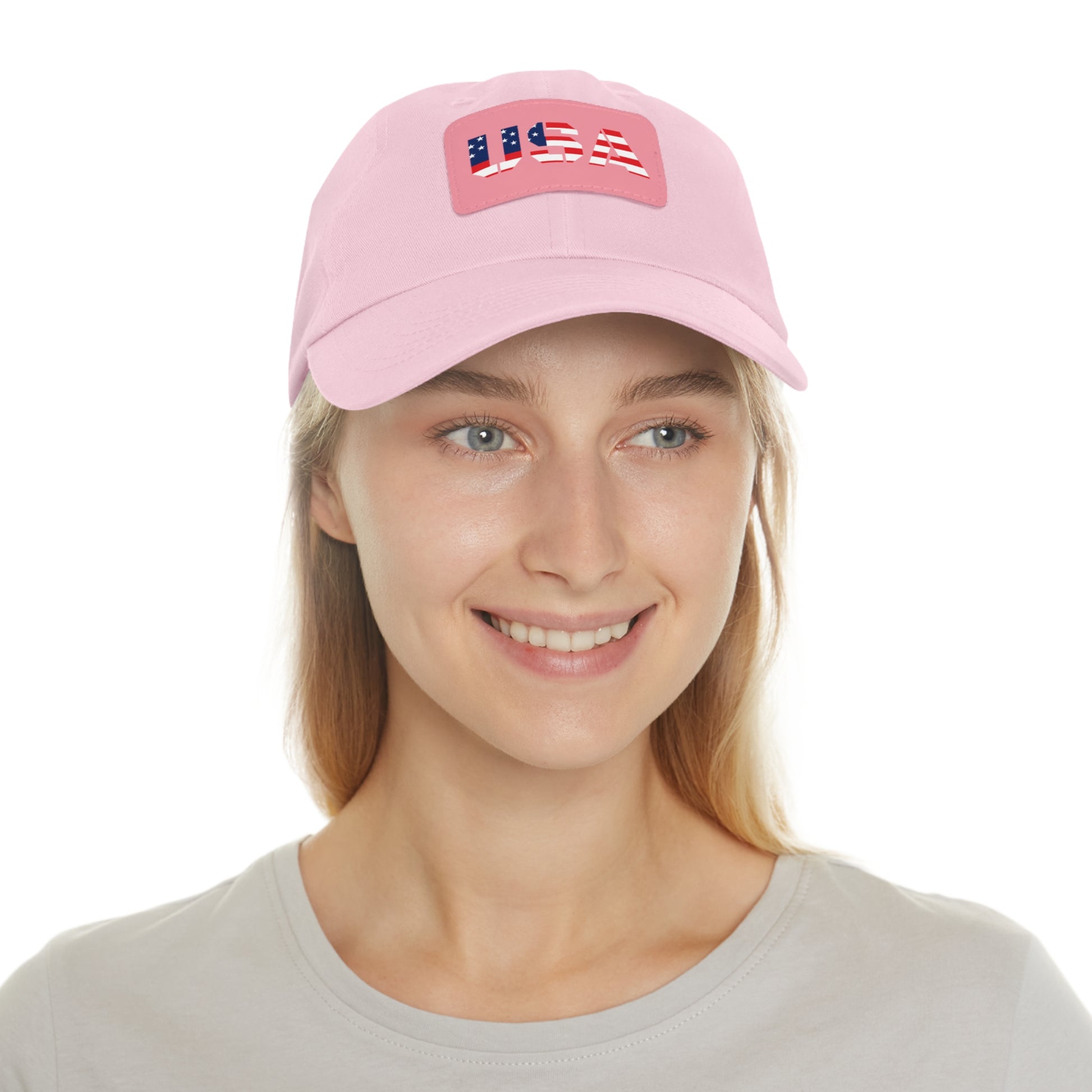 Dad Hat with USA Leather Patch - TRV