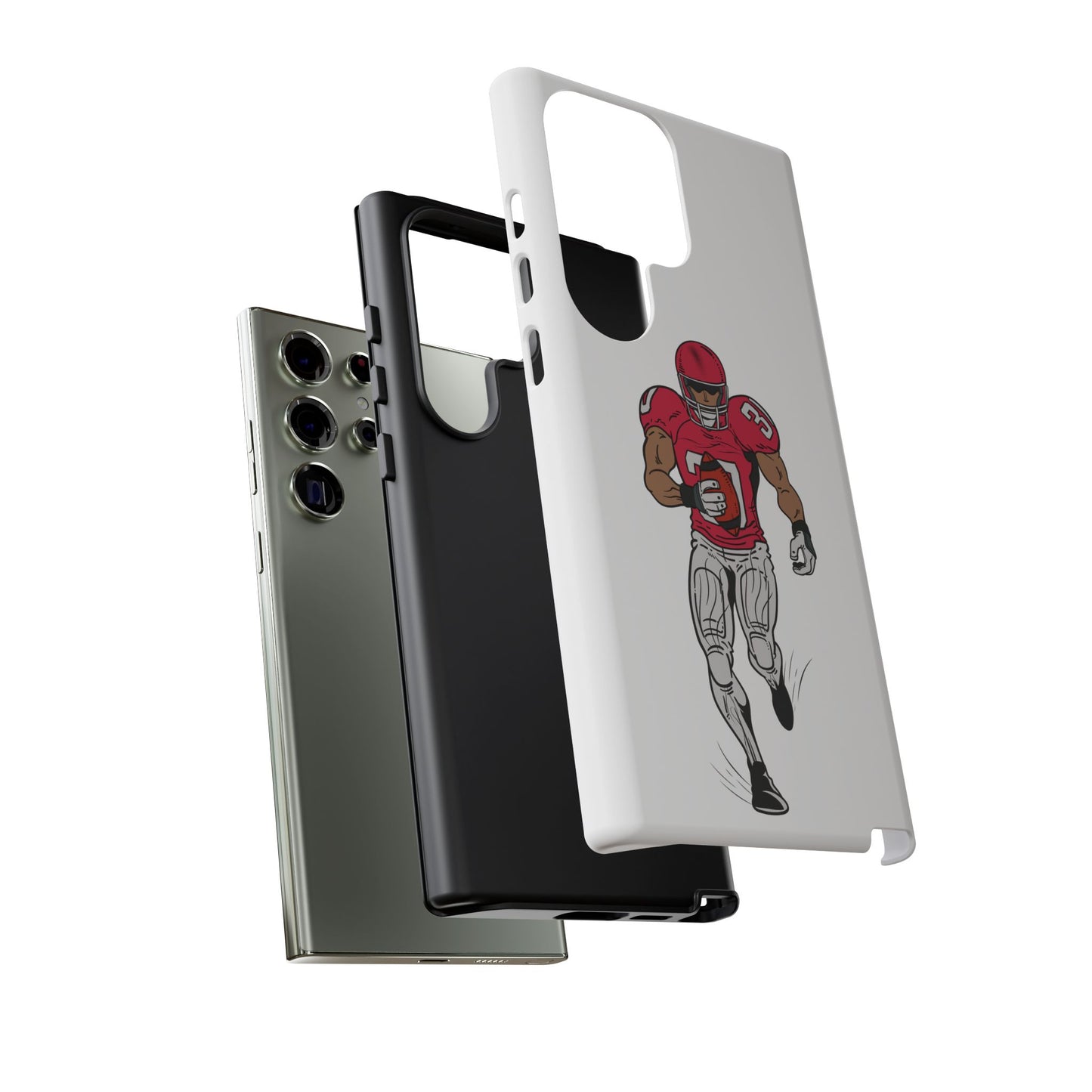 Football Player Tough Case, Sports Phone Cover, Athlete Gift, Tough Phone Case, Fall Sports, Football Lover's Accessory - TRV