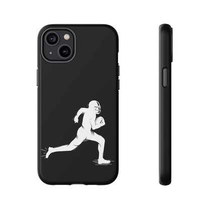 Football Player Phone Case, Tough Cases, Sports Phone Cover, Gift for Athletes, iPhone & Samsung Accessories, Running Player Design - TRV