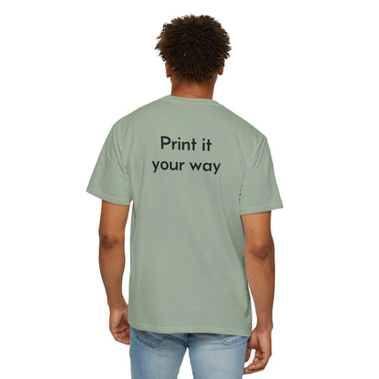 Design Your Own Garment-Dyed T-Shirt — TRV08 Custom Tee