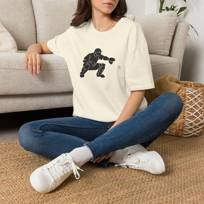 Baseball Catcher Unisex Softstyle T-Shirt, Sports Apparel, Gift for Athletes, Workout Gear, Casual Wear, Special Occasions