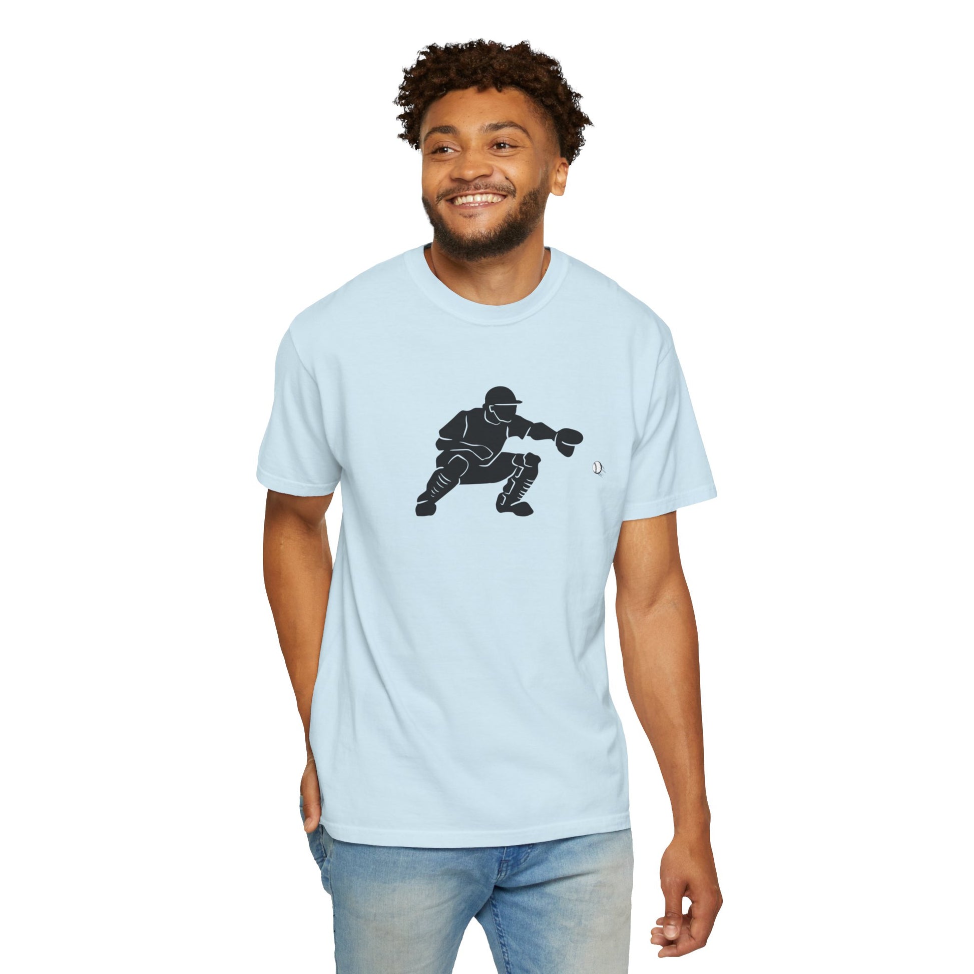 Stylish Unisex Baseball Catcher T-Shirt with Catcher Design, Sports Tee, Baseball Fan Gift, Athletic Apparel, Gift for Him/Her - TRV