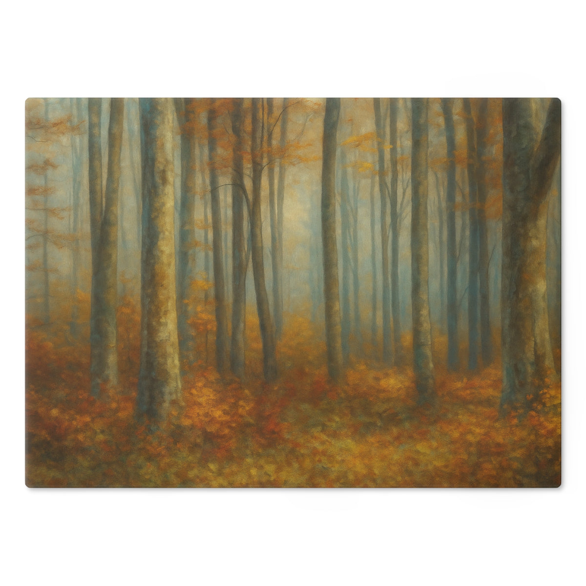 Autumn Forest Cutting Board - Nature-Inspired Kitchen Decor