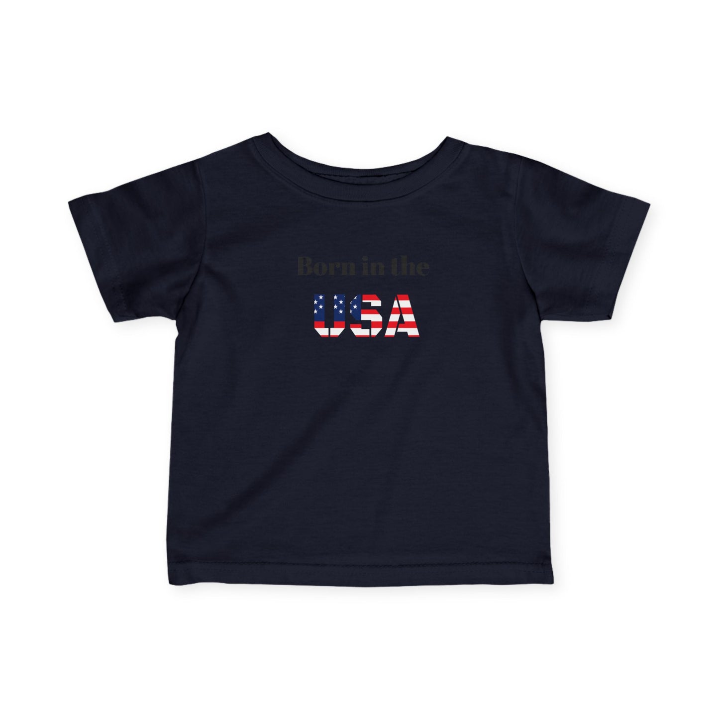 Patriotic Infant Tee - Born in the USA Apparel, Baby Gifts, 4th of July Outfit, Newborn Clothing, Toddler Shirt, Independence Day