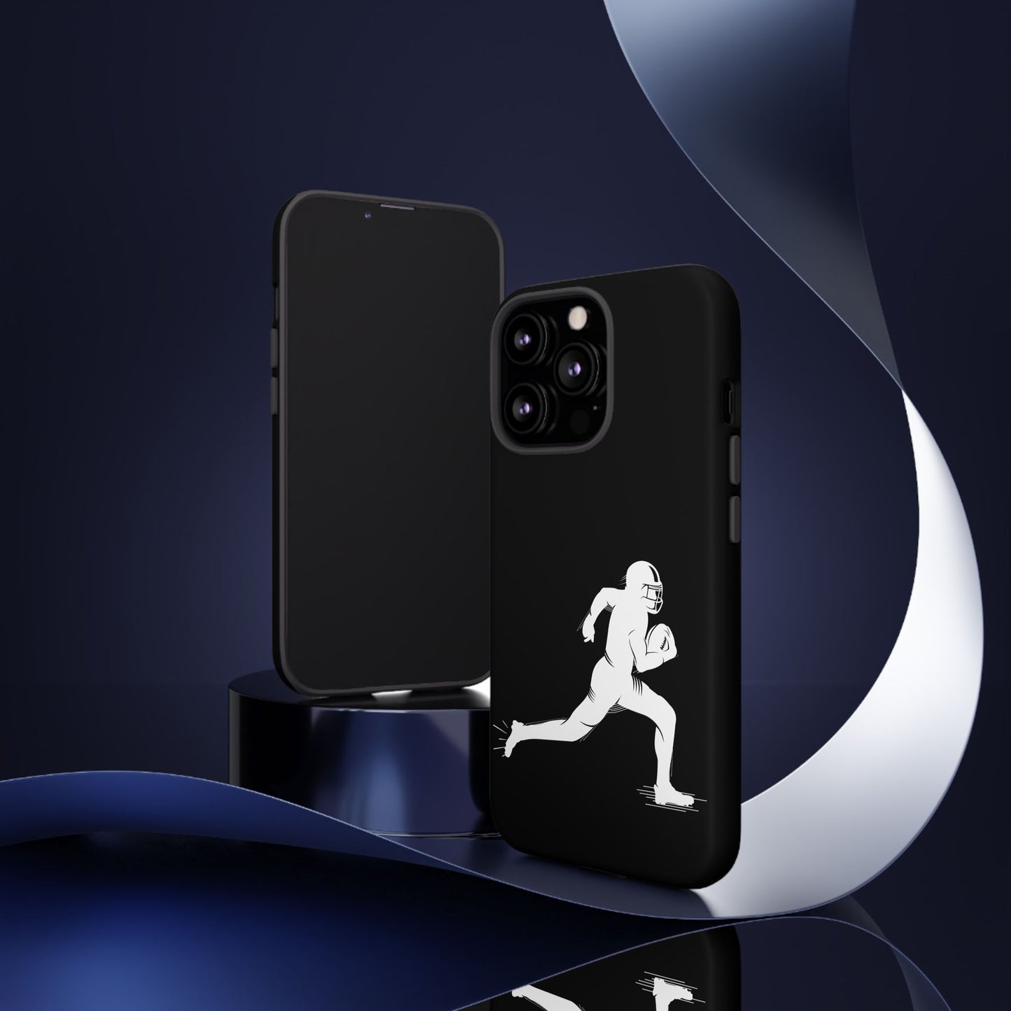 Football Player Phone Case, Tough Cases, Sports Phone Cover, Gift for Athletes, iPhone & Samsung Accessories, Running Player Design - TRV