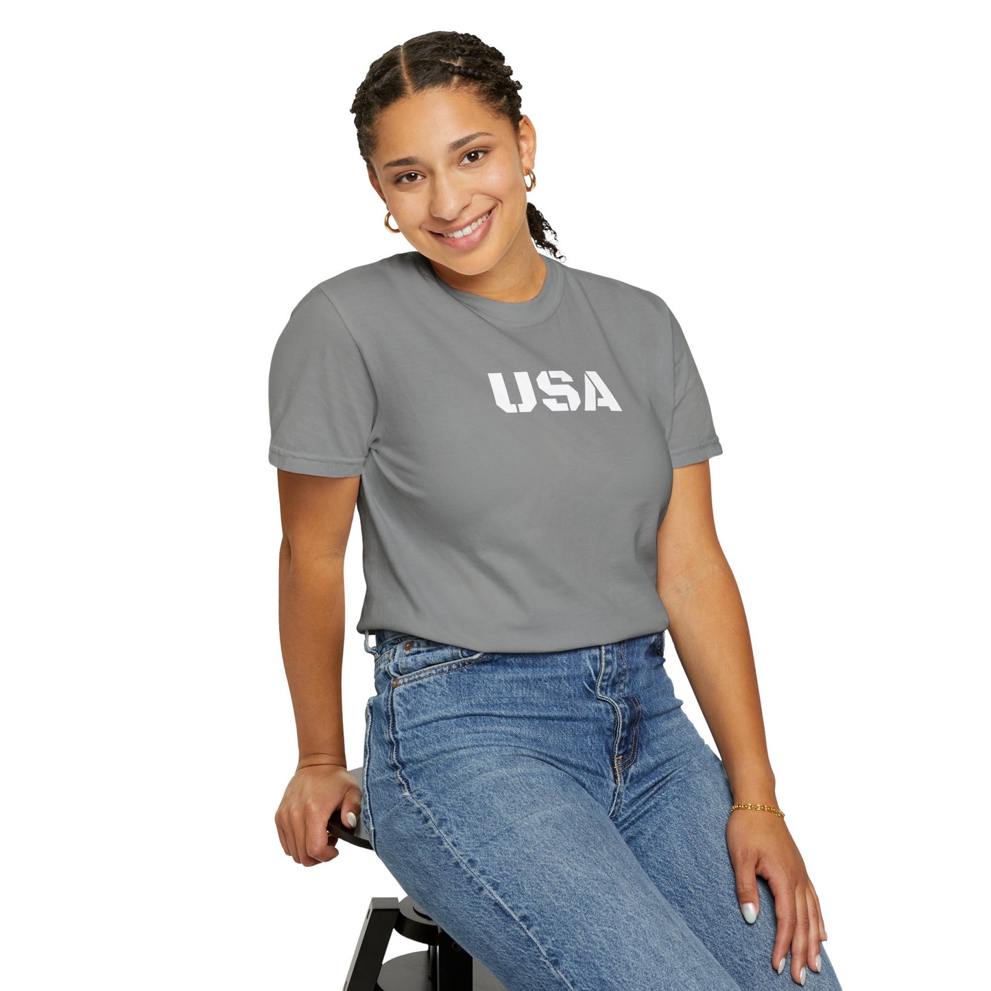 USA Vintage Unisex T-Shirt, Soft Cotton Tee, Casual Wear, Gifts for Her & Him, Summer Essentials, Independence Day Apparel - TRV