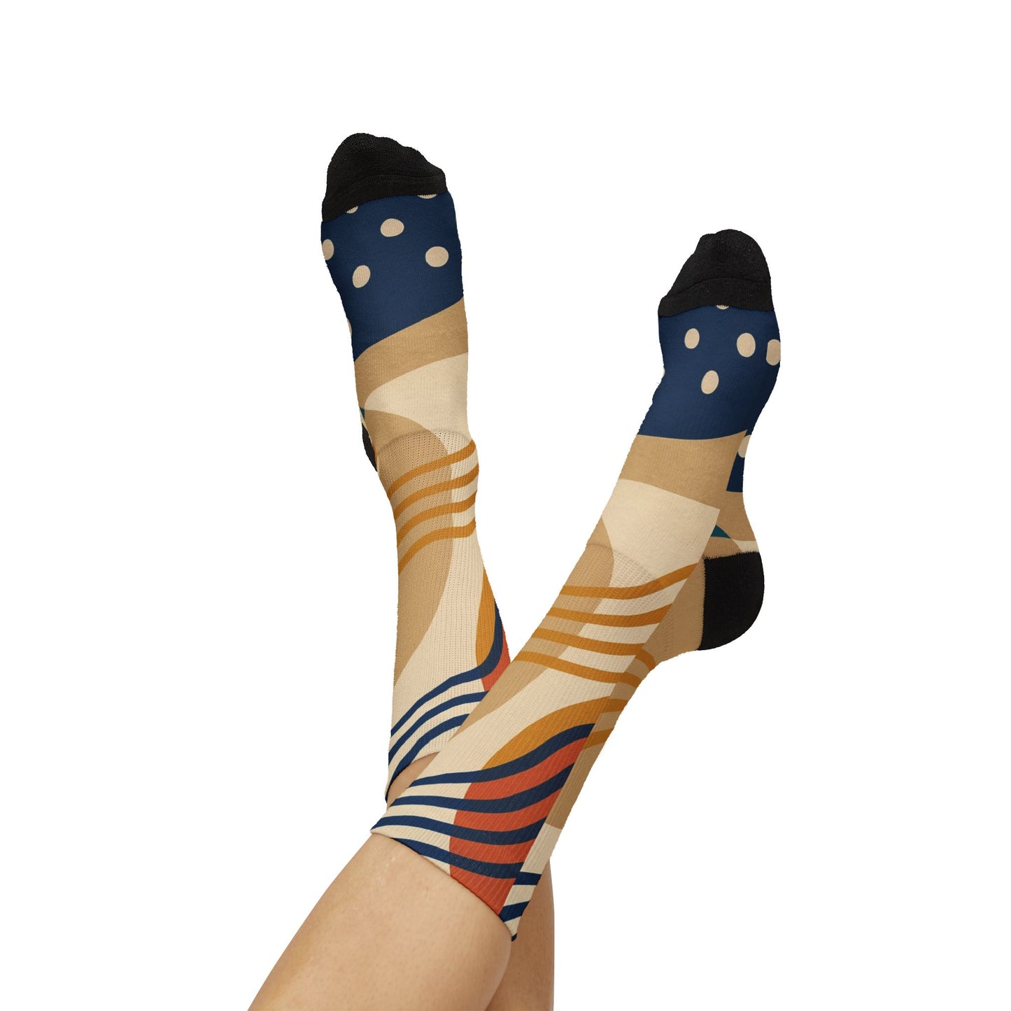 Sublimation Abstract Socks