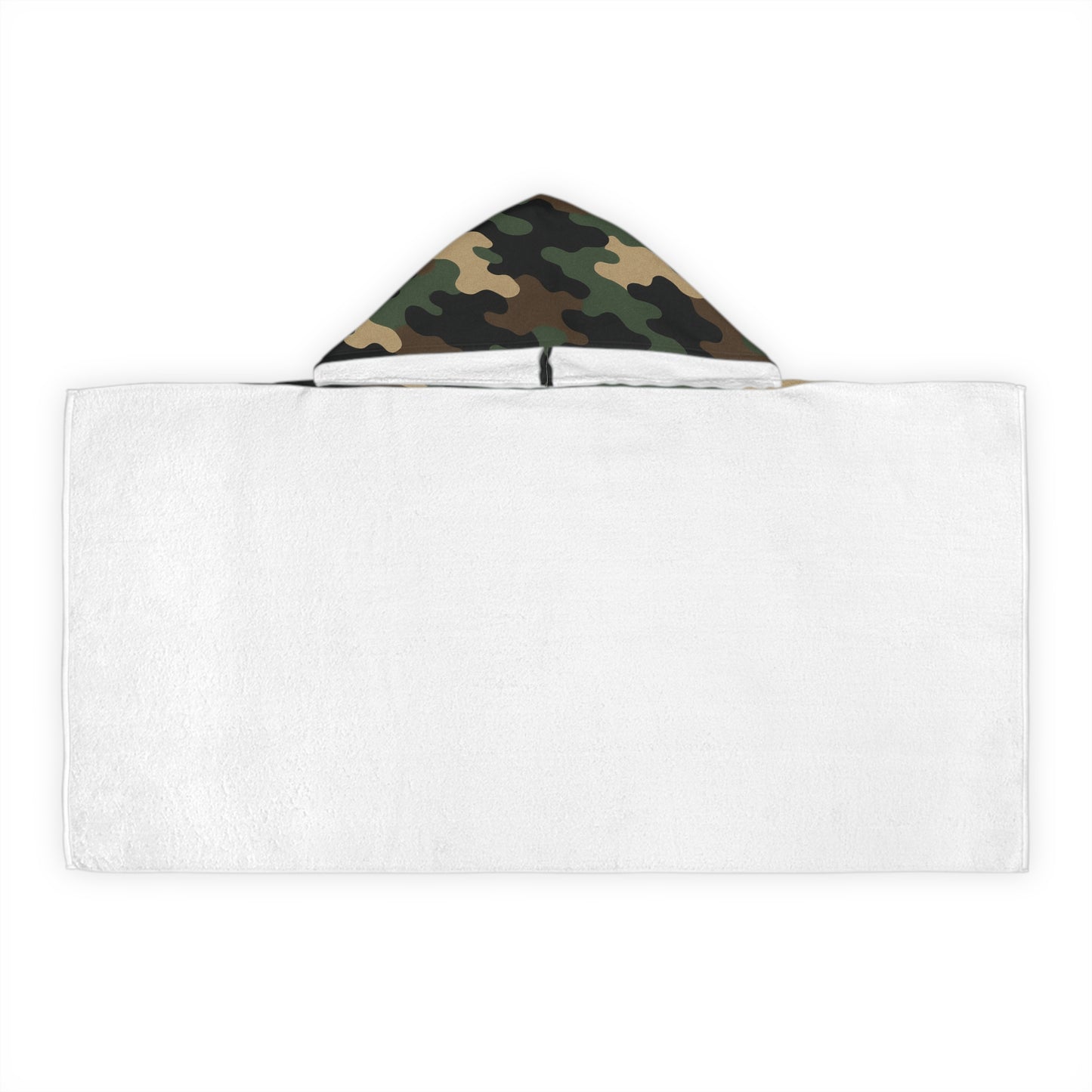 Youth Hooded Towel in Camouflage | Fun Bath Time, Beach Days, Pool Parties, Gifts for Kids, Summer Essentials, Spa Days - TRV