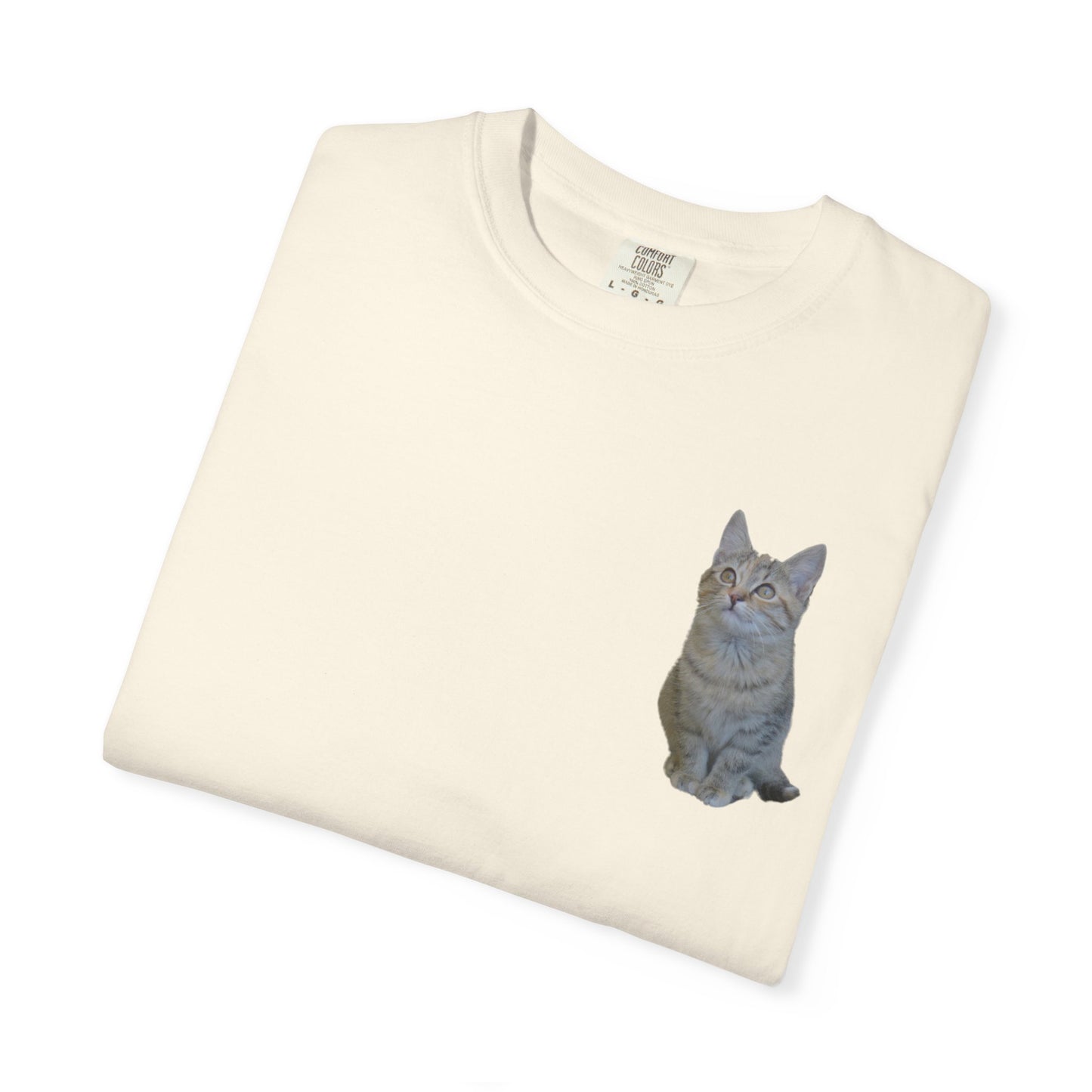 Whimsical Cat Pocket T-Shirt for Cat Lovers - TRV