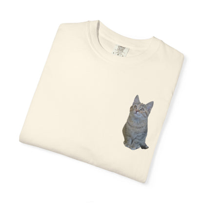 Whimsical Cat Pocket T-Shirt for Cat Lovers - TRV