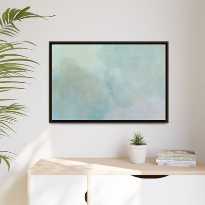 Soft Abstract Pastel Watercolor Matte Canvas