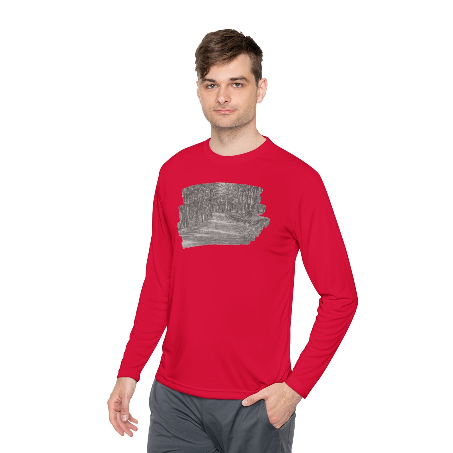 Unisex Long Sleeve Tee - Nature Inspired Design, Comfortable Graphic Shirt for Outdoor Lovers, Casual Wear, Gift for Nature [...] - TRV