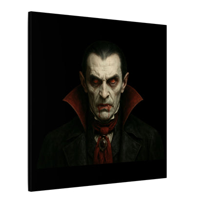 Vampire Portrait Canvas Wall Art – Gothic Dracula Matte Stretched Print