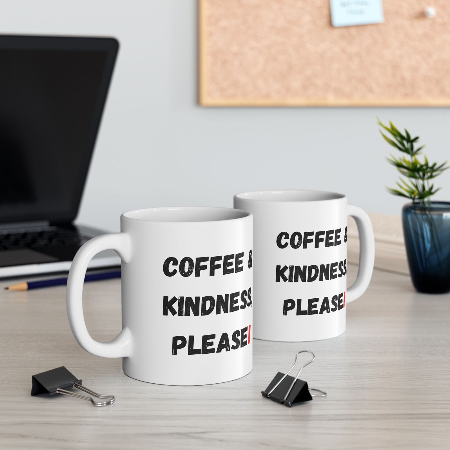 Inspirational Coffee Mug - 'Coffee & Kindness, Please!' - Perfect Gift for Friends & Family - TRV