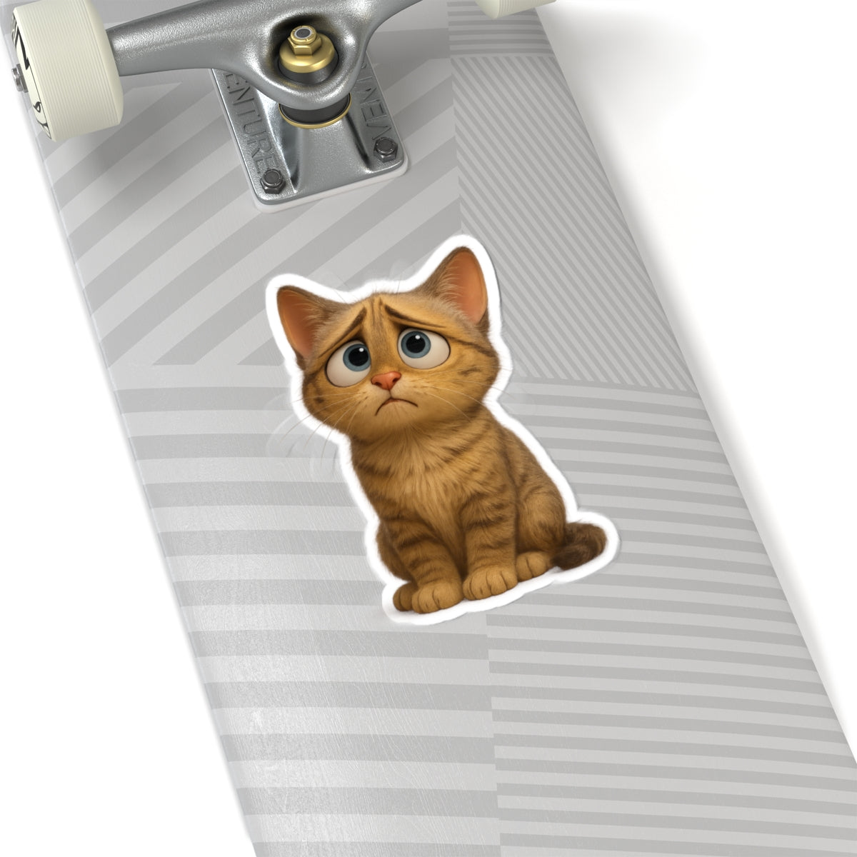 Adorable Cat Kiss-Cut Stickers for Pet Lovers, Cute Notebook Décor, Fun Gifts for Animal Lovers, Cat-Themed Decor, Whimsical Cat Art