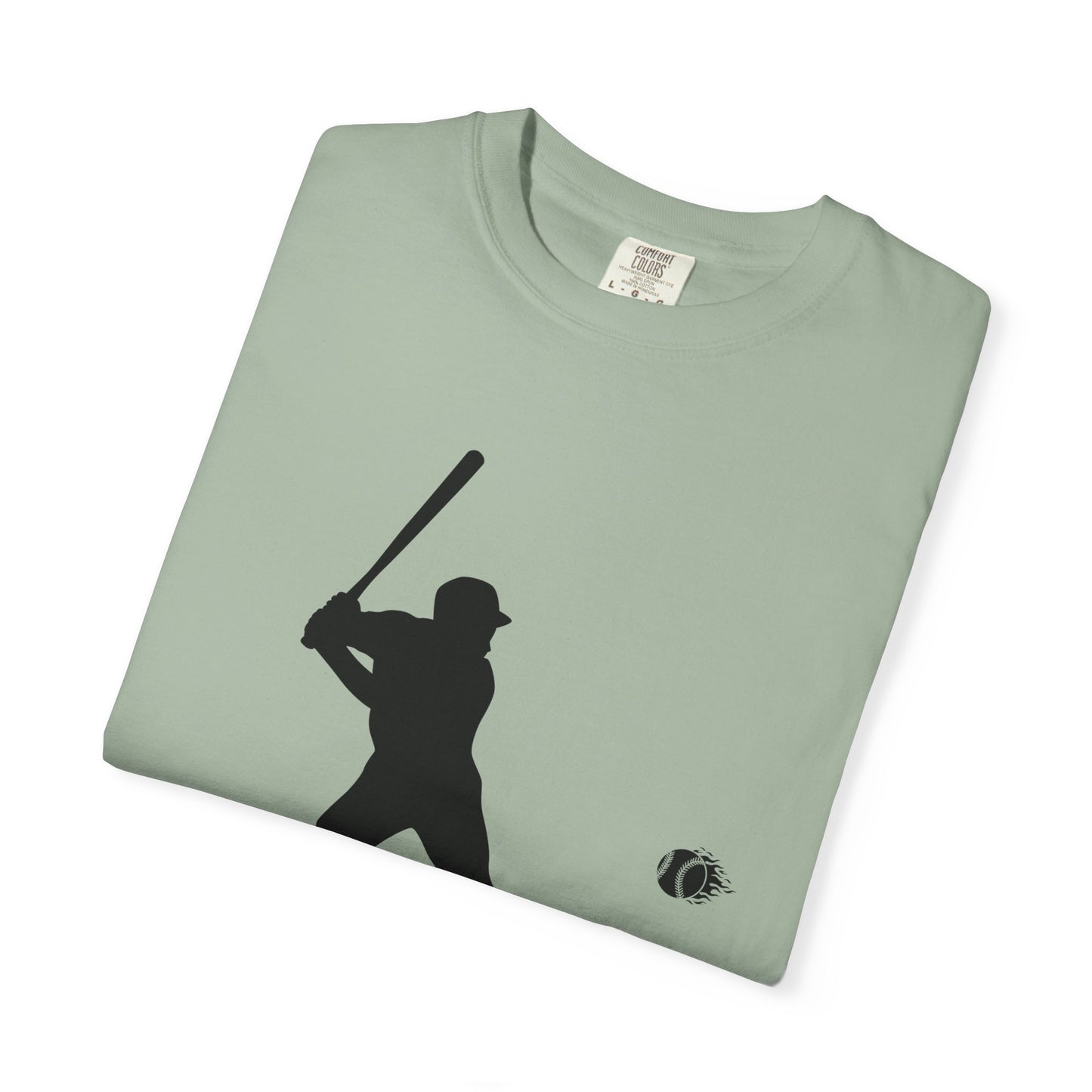 Unisex Baseball Silhouette Tee, Casual Wear, Sports Fan Apparel, Gift for Athletes, Summer Outing Outfit, Soft Cotton Shirt