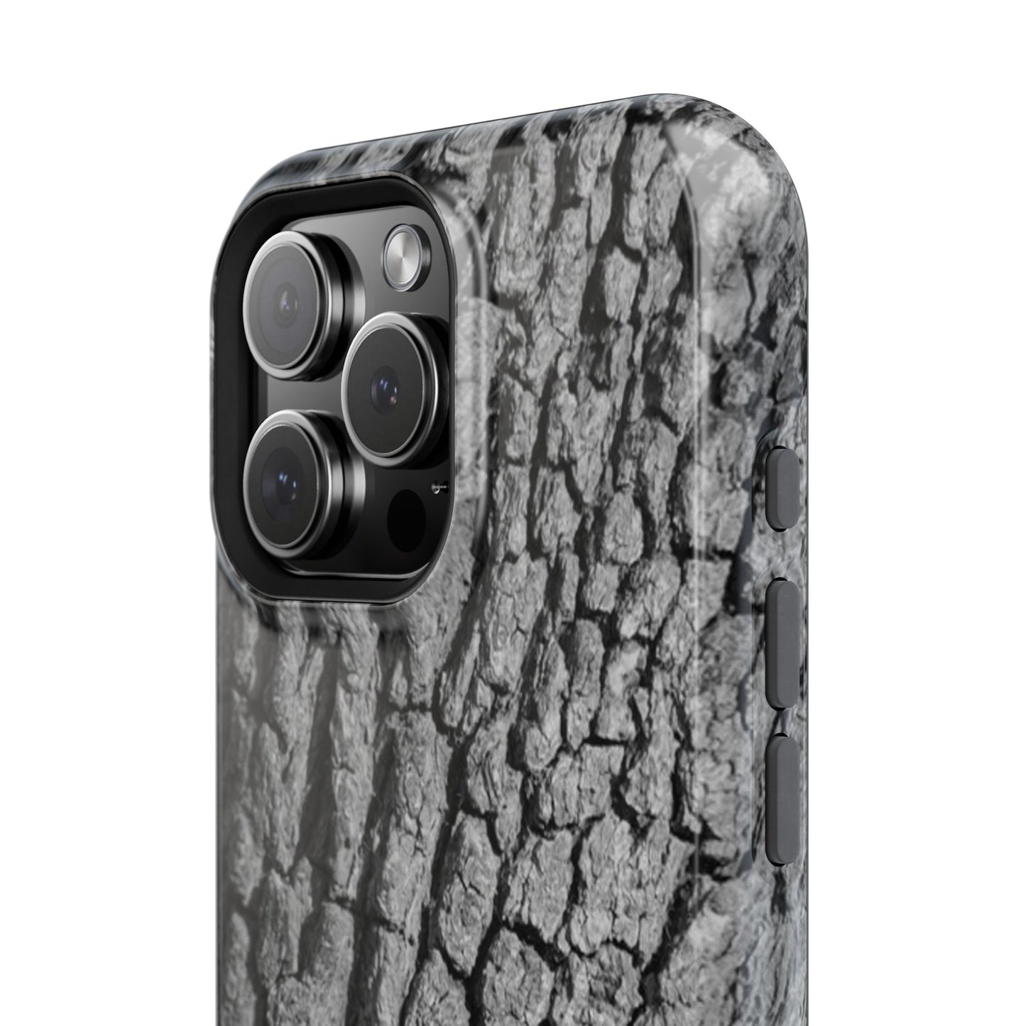 Bark Texture Magnetic Impact Phone Case