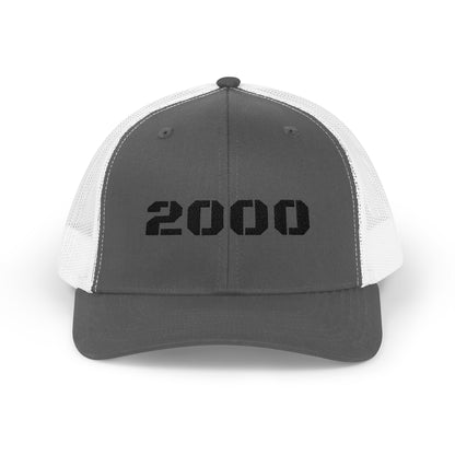 2000 Vintage Snapback Trucker Cap, Retro Baseball Hat, Birthday Gift, Stylish Outdoors Hat, 90s Nostalgia Cap - TRV