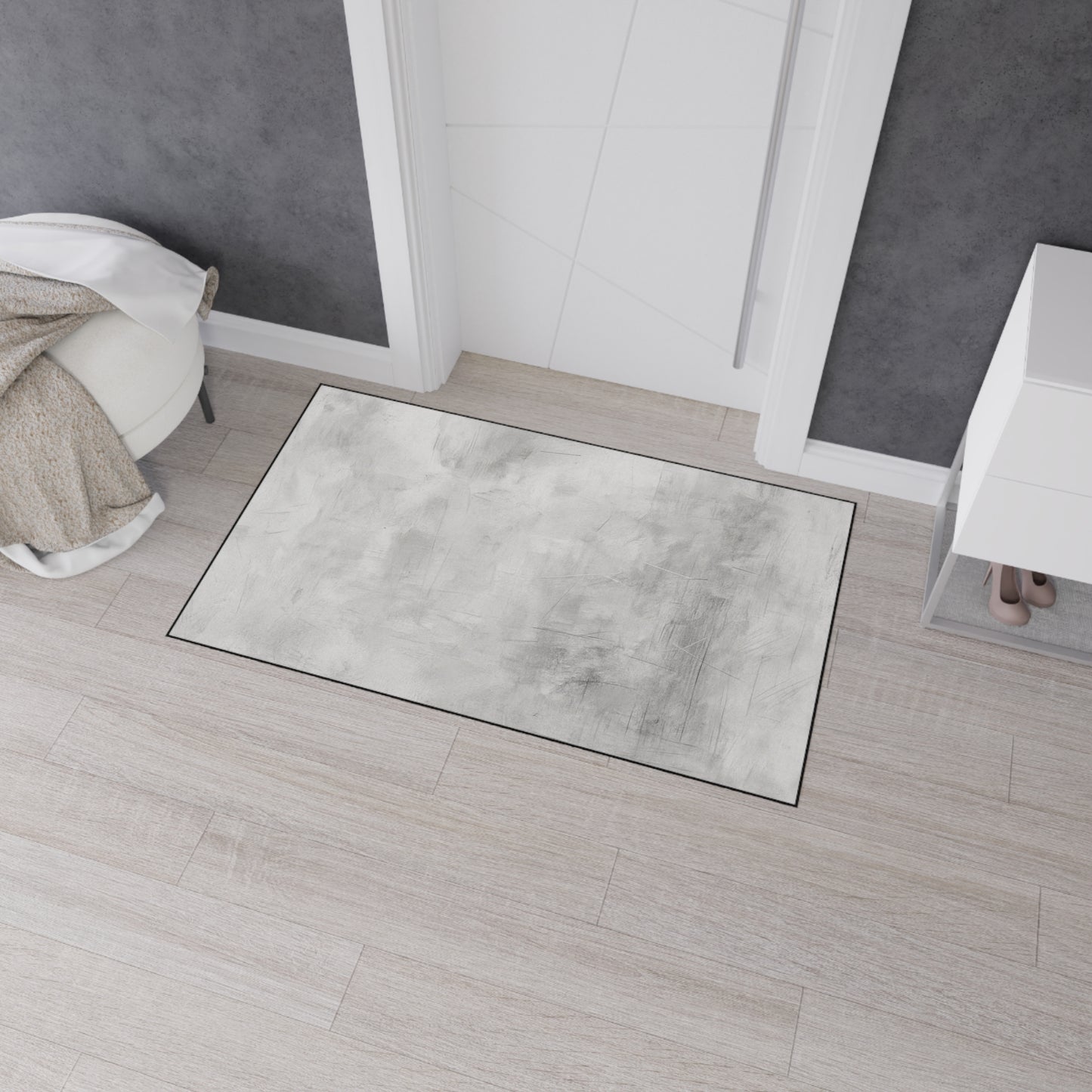 Stylish Printify durable floor mat with non-slip surface, ideal for home, office, entryway, or gym use.