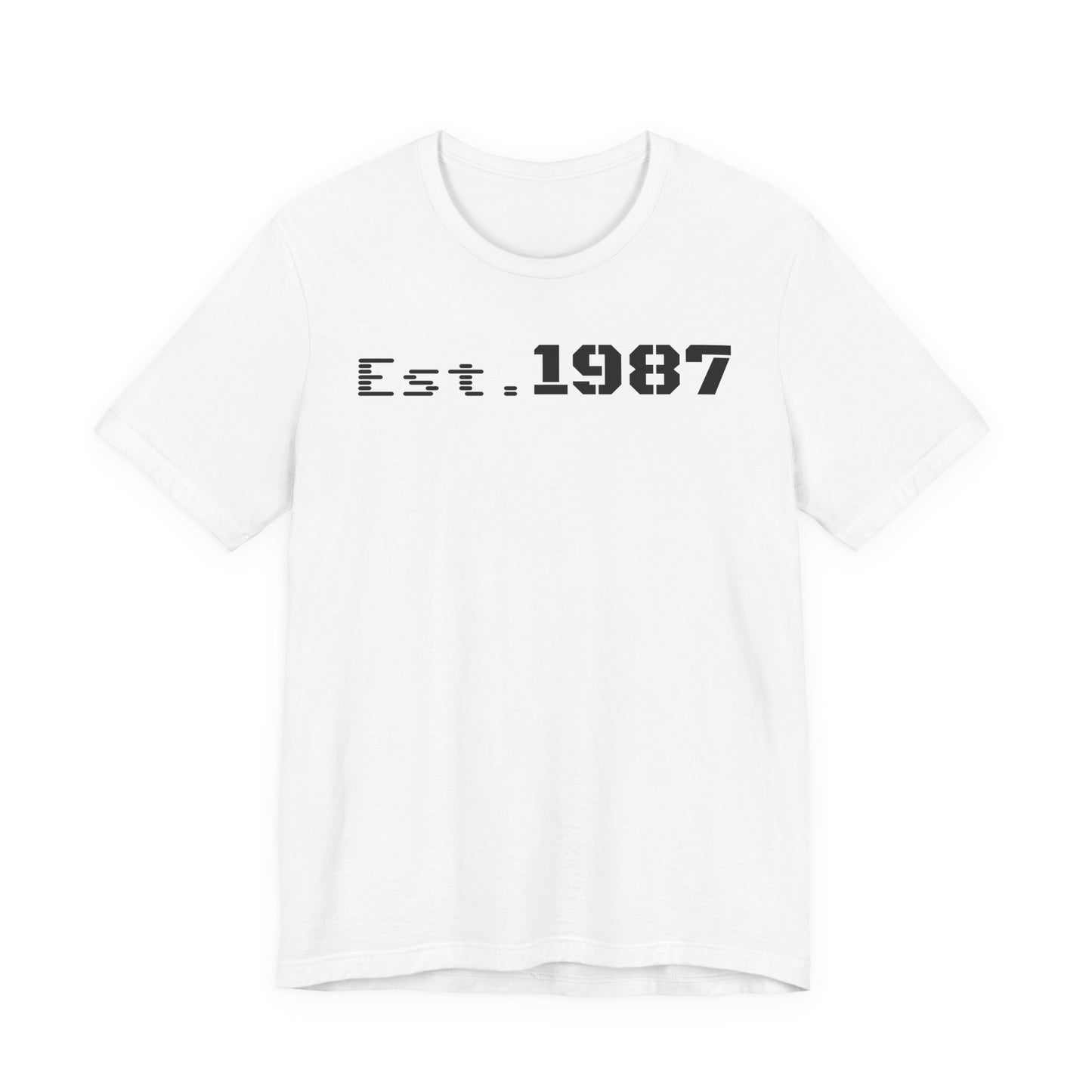 Est. 1987 Unisex Tee - Vintage Style Shirt, 80s Birth Year Gift, Casual Wear, Birthday T-Shirt, Retro Graphic Tee