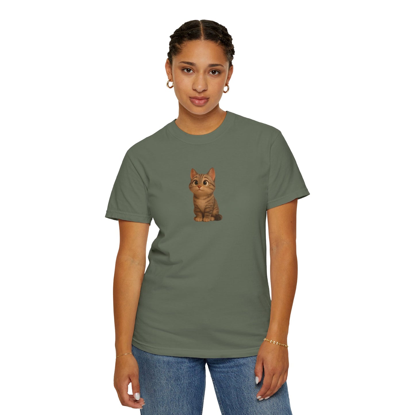 Cute Cat Graphic T-Shirt, Casual Wear, Cat Lover Gift, Everyday Tee, Animal Lover Apparel, Perfect for Birthdays & Holidays - TRV