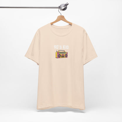 Retro Boombox Tee — 90s Kid Graphic T-Shirt