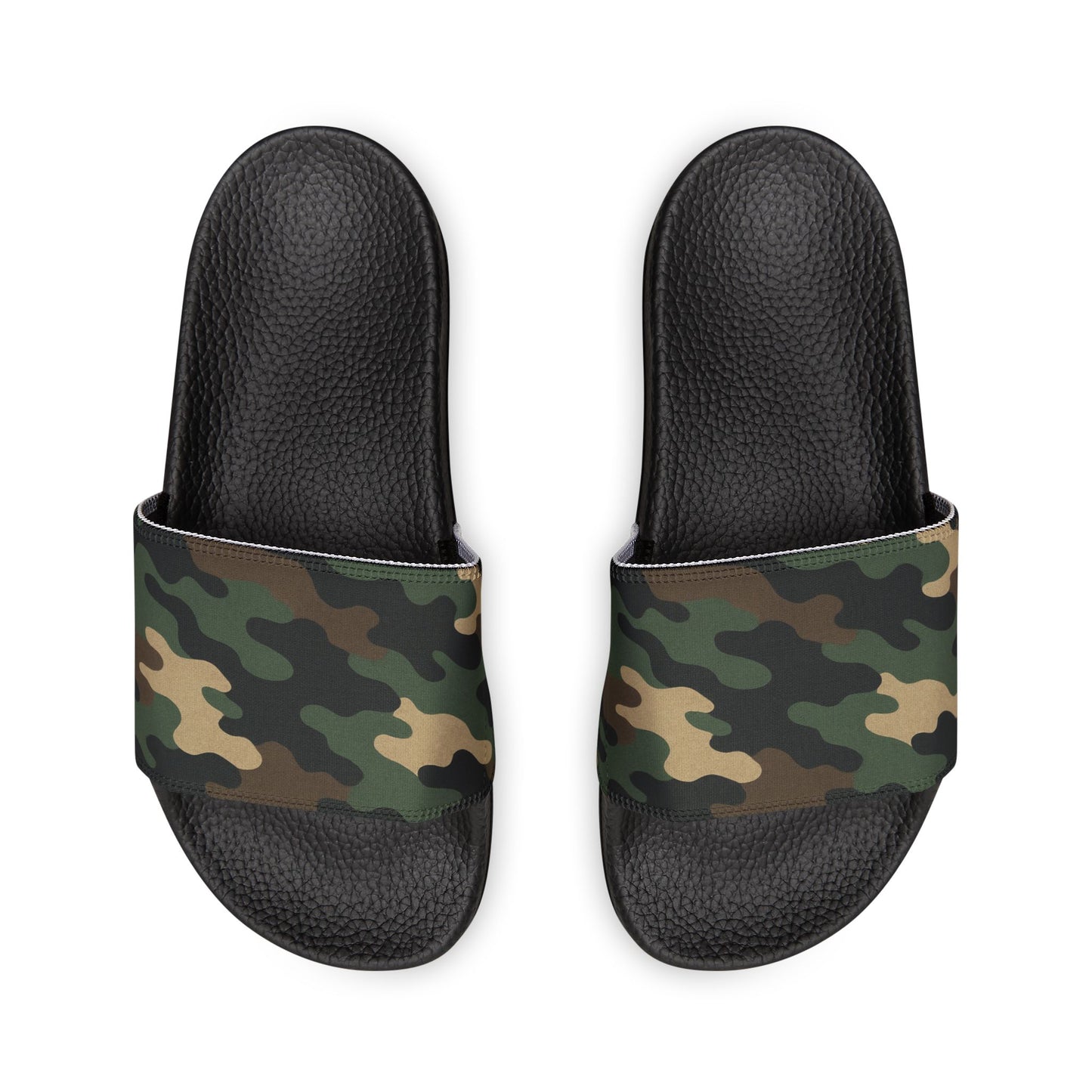 Camo Slide Sandals — Men's Removable-Strap Pool & Casual Slides