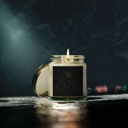 Mystical Creature Scented Candle, Hand-Poured Coconut Apricot Wax, Home Decor, Unique Gift, Halloween, Relaxation, Aromatherapy - TRV