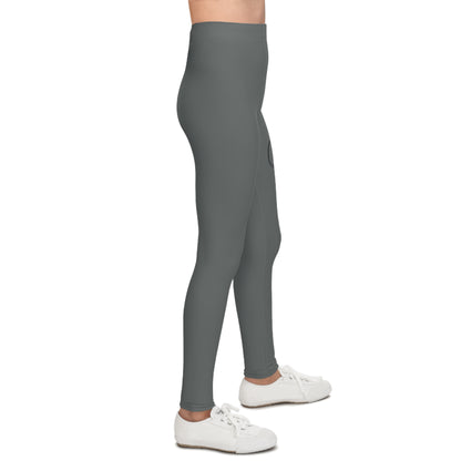 Hand Gesture Youth Leggings, Trendy Kids Pants, Cool Children's Activewear, Graphic Print Tights, Stylish Girls Leggings