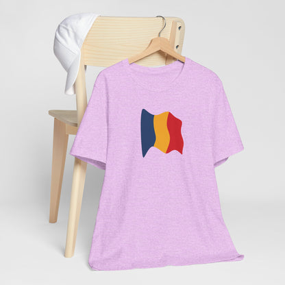 Romanian Flag Unisex Short Sleeve Tee, Casual Shirt, Travel T-Shirt, Gift for Romanians, Summer Outfit, Everyday Wear