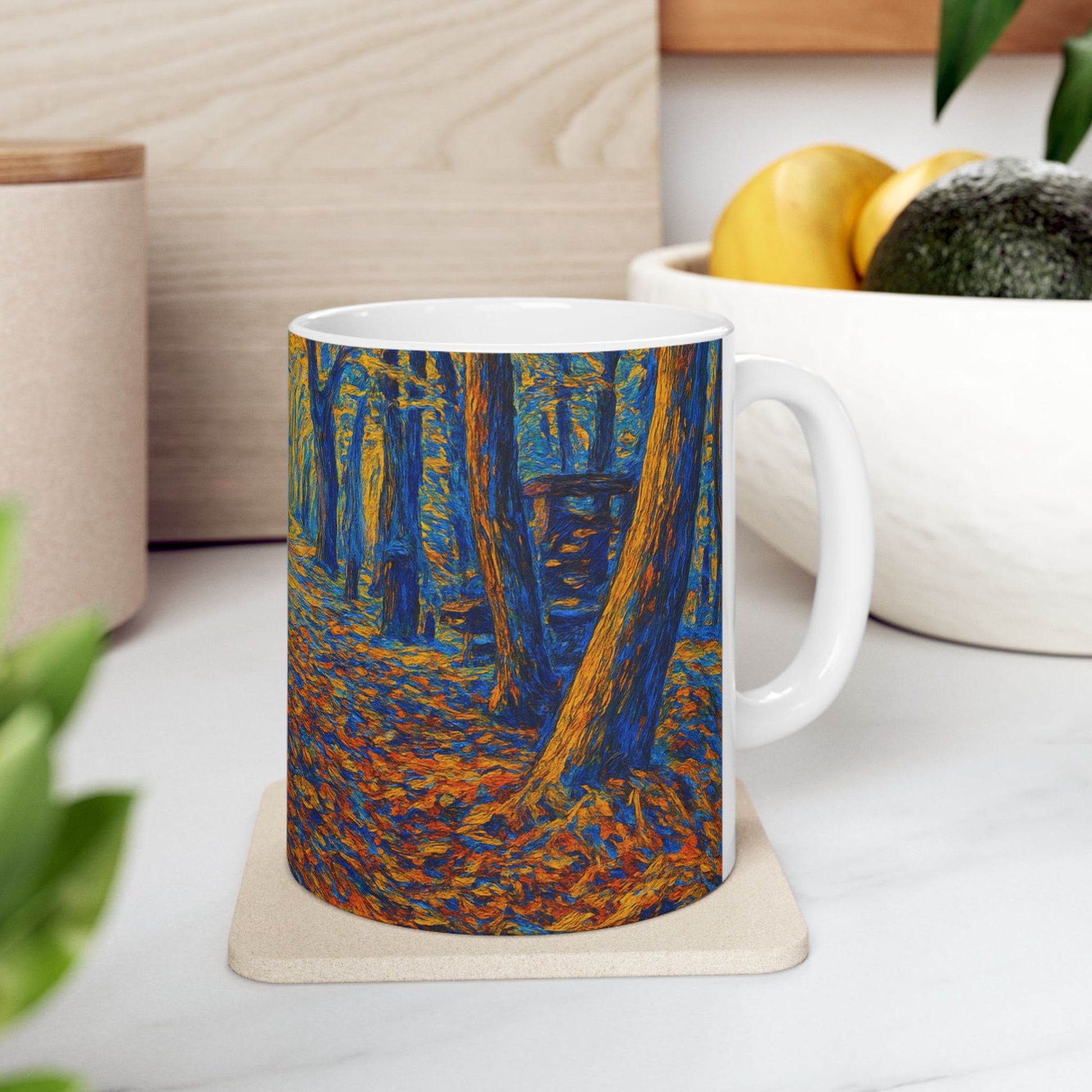 Colorful Abstract Pathway Ceramic Mug - TRV