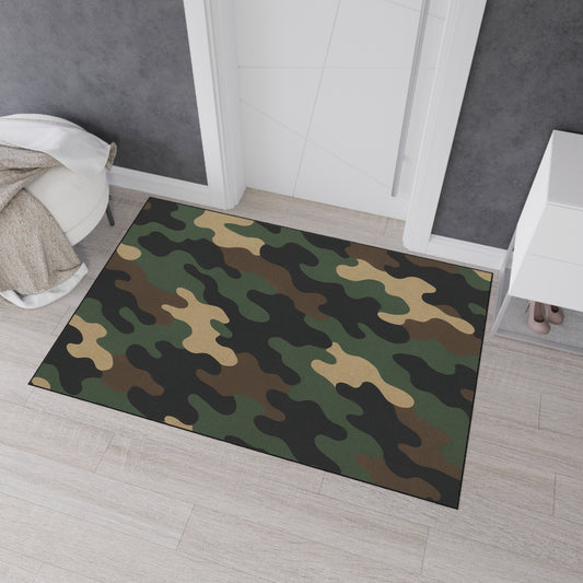 Heavy duty Printify floor mat with textured surface, designed for durability and indoor or outdoor use.