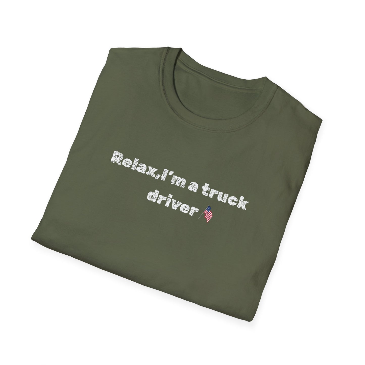 Truck Driver Relax Unisex T-Shirt, Casual Tee, Gift for Truckers, Father's Day Shirt, Comfortable Everyday Wear