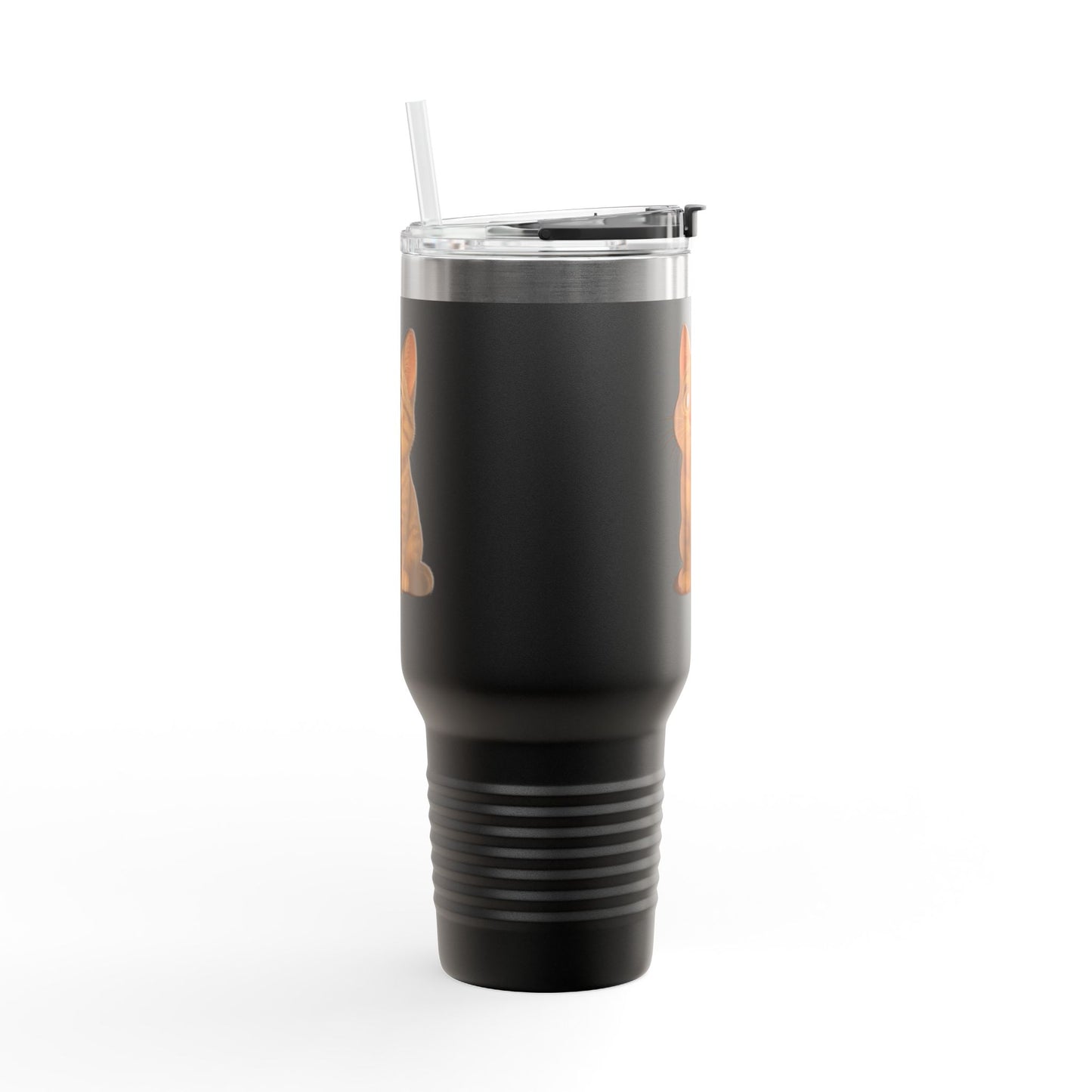 Cute Cat Insulated Travel Mug, 40oz | Perfect Pet Lover Gift | BPA-Free Drinkware, Cozy Coffee Companion, Cat-Themed Hydration